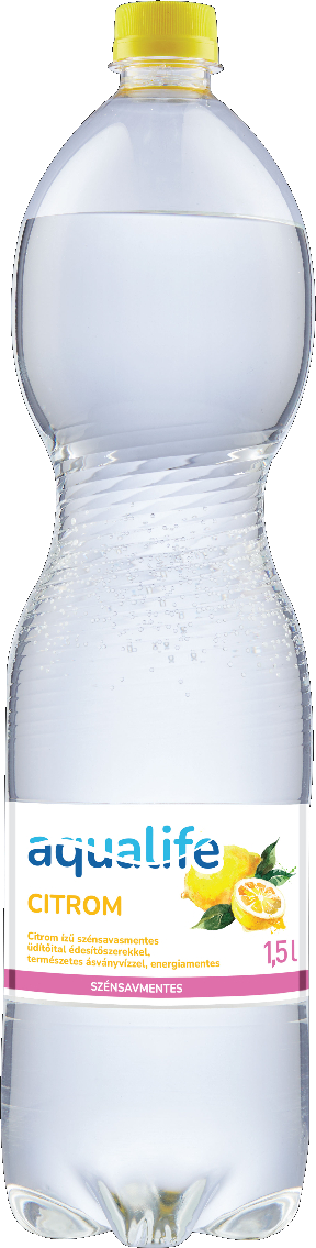Aqualife Citrom szénsavmentes 1,5L palack